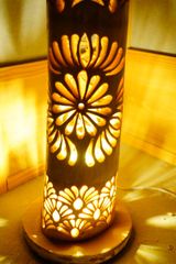 青の炎　竹灯籠　竹灯り 竹ランプ　　炎のゆらめき〜〜結晶〜〜 青の炎 竹灯籠 竹灯り 竹ランプ 炎のゆらめき〜〜青竹あかり