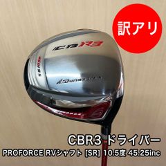 [中古品] 訳あり 9.5度 R 45.25インチ ワークスゴルフ CBR3 ドライバー プロフォース RVシャフト 完成品 ヘッドカバー付き