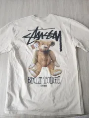 stussy くまロゴ Tシャツ グレー S 海外限定 stussy くまロゴ Tシャツ グレー S 海外限定
