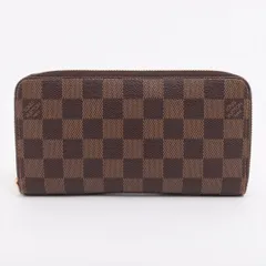【中古】長財布　LOUIS VUITTON/ルイ ヴィトン　ダミエ ジッピーウォレット N60046 ローズバレリーヌ　ラウンドジップウォレット