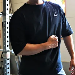 10FIT　Ｔシャツ　ジムウェア　トレーニング　筋トレ　TE-02　黒