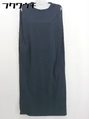 ◇ URBAN RESEARCH ROSSO Iライン ノースリーブ 膝下丈 ワンピース サイズ F ネイビー レディース  【中古】 【1110250007281】