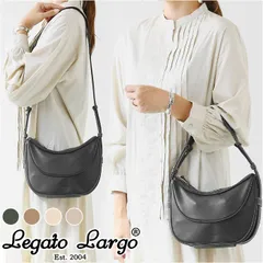 ☆ Legato Largo ルナバッグ 2WAYショルダー LG-V0091 レガートラルゴ ショルダーバッグ LG-V0091 Legato Largo ショルダーバック レディース 斜めがけ 小さめ 軽量 軽い 自立 おしゃれ 可愛い きれいめ 上品