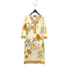 極美品✨レオナール ワンピース コットン 花柄 極美品LEONARD レオナール 綿100% 花柄 ワンピース L 日本製 - メルカリ