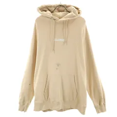 XLARGE エクストララージ 長袖 スウェットパーカー M ベージュ メンズ 古着