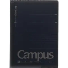 コクヨ ノートカバ― 書類ファイル付き キャンパスノート1冊付属 A5 スモークグレー ノ-615B-TM　福岡倉庫