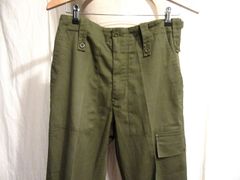 イギリス軍 実物放出品 ファティーグパンツ 表記W80L75 実寸W68～79cm L72cm ベイカーパンツ ブリティッシュアーミー ビンテージ 08