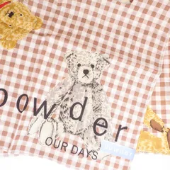 powder 下迫秀樹　桃太郎　Tシャツ チェック切り替え m89575297387_1.jpg?1716612222