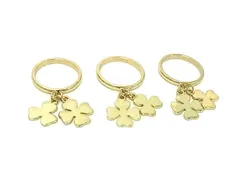 ■美品■ MARC JACOBS マークジェイコブス リング 指輪 アクセサリー 3点セット まとめ売り レディース ゴールド系 DF7417