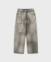 アンセルム Crash Selvedge Denim Straight 2size