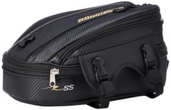 ラフアンドロード(ROUGH&ROAD) バイク用シートバッグ SSシートバッグBF(バタフライフラップ) カーボン W22XD32XH17~22cm(最大) RR9034