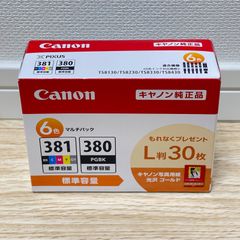 Canon キヤノン 純正品 プリンターインク 標準容量 6色パック BCI-381+380/6MP BCI3813806MP