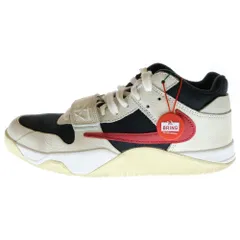 NIKE (ナイキ) ×TRAVIS SCOTT JORDAN JUMPMAN JACK TR FZ8117-101 トラヴィススコット ジョーダンジャンプマンジャック ローカットスニーカー ホワイト/レッドUS9.5/27.5cm