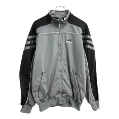00年代 adidas アディダス トラックジャケット スポーツ グレー(メンズ S)中古 古着 U6076