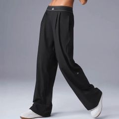 Alo Yoga（アロヨガ） パンツ ボトムス トラウザー ブラック Lサイズ