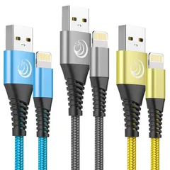 【在庫セール】1.8m 3本セット Yosou ライトニングケーブル Lightning 充電ケーブル ケーブル iPhone iPhone 充電器 コード 互換性のある アイホン充電ケーブル アイフォン充電ケーブル