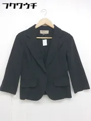 ◇ PROPORTION BODY DRESSING 1B シングル 七分袖 テーラード ジャケット サイズ4 ブラック レディース 【中古】 【1106020005892】