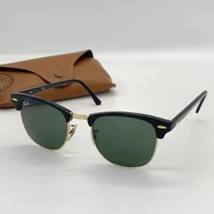 Ray-Ban CLUBMASTER CLASSIC WO365 51□21-145 3N RB3016 サングラス メガネ アイウェア ブロー型 メンズ ブラック レイバン DF15685■
