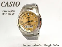 【稼働品】Casio カシオ　Wave ceptor  電波タフソーラー WVA-M640　(3139-3)