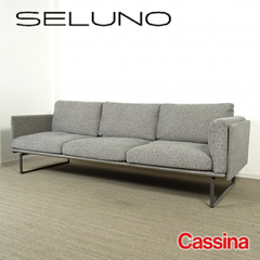 ◾︎SELUNO◾︎ 【短期展示超美品】Cassina カッシーナ  202 8(OTTO) / オット 3人掛左片アームソファ / ファブリック 157万 v511s