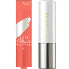 Kiss Me FERME(キスミーフェルム) ソフトマットルージュ 04 ヘルシーコーラル 3.8g ほんのりツヤ感 見たまま発色 抜け感 [04 ヘルシーコーラル]のサムネイル