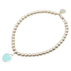 ティファニー ハートタグ ビーズ SV925 シルバー レディース TIFFANY&Co.【228-21325】