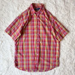 Polo by Ralph Lauren ポロバイラルフローレン 古着 90s 極美品 コットンチェックシャツ M MARLOWE