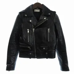 イヴサンローランリヴゴーシュ　レザージャケット　イタリア製　ゴールド　本革　38 2025年最新】YVES SAINT LAURENT rive gauche レザージャケット