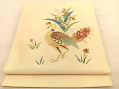 【専用ページ】名古屋帯　爪掻き本綴れ　花兎　正絹 楽天市場】【ポイント5倍! 10/4-9】 八寸名古屋帯 爪織本つづれ