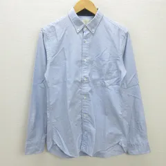 G■ユナイテッドアローズ/UNITED ARROWS B＆Y 長袖BDシャツ/コットン【L】青系/men's/81【中古】■
