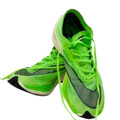 NIKE ZOOM X VAPORFLY 28cm ランニング シューズ 靴 ライト グリーン 軽量 スポーツ ナイキ 中古 C10021242
