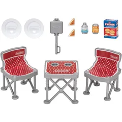 【新品・送料無料】リカちゃん LF-09 キャンプチェア＆テーブルセット (コールマン コラボ)