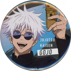 【中古】バッジ・ビンズ 五条悟(通常ver.) 「呪術廻戦 じゅじゅHONPO 懐玉・玉折 トレーディング缶バッジ」