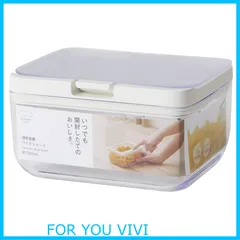 【人気商品】マーナ (marna) 保存容器 (ワイドショート/クリア) キッチン 収納 プラスチック (食材 調味料 湿気防止) グッドロックコンテナ K762CL