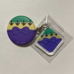 忍たま乱太郎　アクリルチャーム＆ミニ缶バッジセット　神崎左門