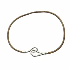 エルメス/ジャンボブレスレット/2連シルバー/チョーカー/アクセサリー/ロゴ刻印 エルメス/ジャンボブレスレット/2連シルバー/チョーカー