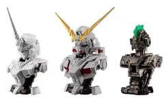【中古】トレーディングフィギュア 全3種セット 「機動戦士ガンダム MSメカニカルバストDX ユニコーンガンダム」
