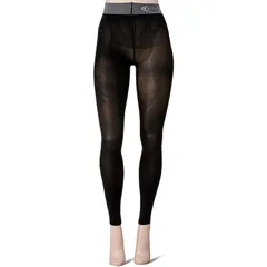 [グンゼ] 着圧レギンス RIZAPライザップ 夏用 接触冷感 はいて歩いてカロリー消費アップ 10分丈 レディース ブラック(夏用) L-LL