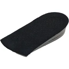 シークレットインソール かかと【1.5cm～2.5cm】2層構造 ブラック 黒 スタイル 身長アップ 中敷き 靴 調節【1組】 SHSB-006