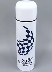 [중고] 머그컵・탕만 도쿄 2020 패럴림픽 엠블럼 스테인리스제 휴대용 마호병 [도쿄 패럴림픽]