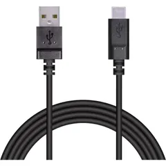 エレコム Type-A to Type-C 充電ケーブル [充電ケーブルがやわらかくとり回しがしやすい] 2.0m ブラック MPA-FACY20BK