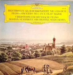 独LP Ludwig Van Beethoven, Christop Klavierkonzert Nr. 5 Es-dur = Piano Concerto No. 5  2530438 Deutsche Grammophon /00260
