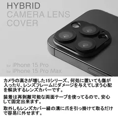 【訳アリ B級品 特別価格】iPhone 15Pro / 15ProMax 用　カメラユニットをしっかり守る通常タイプのアルミ製プロテクター