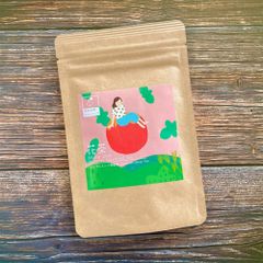 【送料無料・学生コラボ】花茶・アップルミント和紅茶 ティーバッグ 牧之原　和紅茶　ハーブティー 静岡茶　牧之原茶 紅茶 国産紅茶 ティータイム おしゃれ かわいい