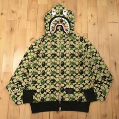 COACH × BAPE シャーク パーカー Mサイズ shark full zip hoodie a bathing ape エイプ ベイプ アベイシングエイプ コーチ