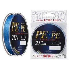4色_1.5~7号 ヤマトヨテグス(YAMATOYO) PEライン PE+テーパーPE 212m 1.5~7号 4色