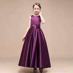 ドレス 演奏会 発表会 ドレス 子供 ピアノ発表会 ドレス 子どもドレス ロング コンクール シンプル フォーマル ジュニア キッズ こども 中学生 高校生 ドレス 結婚式 誕生日 フラワーガール 撮影 子供服 七五三 llmm01