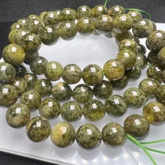 希少 グリーンガーネット 8mm 1連分 ブレスレット2本セット ツァボライト