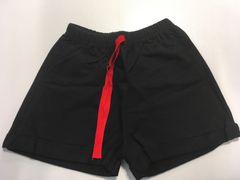 子供用　黒半ズボン　ひも付き　46