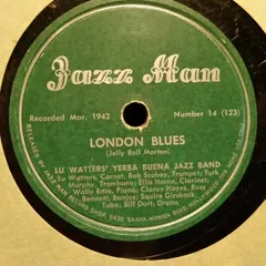 米78RPM/SP Lu Watters & The Yerba Buena J London Blues / Sunset Cafe Stomp Number14 Jazz Man /00500